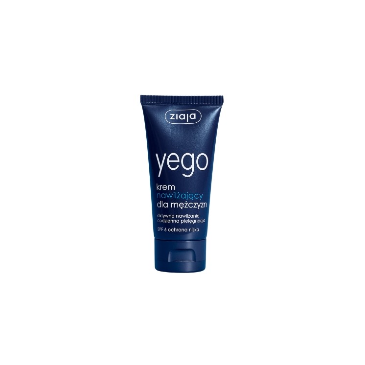Зволожувальний крем для обличчя Ziaja Yego для чоловіків з низьким рівнем захисту SPF6 50 мл