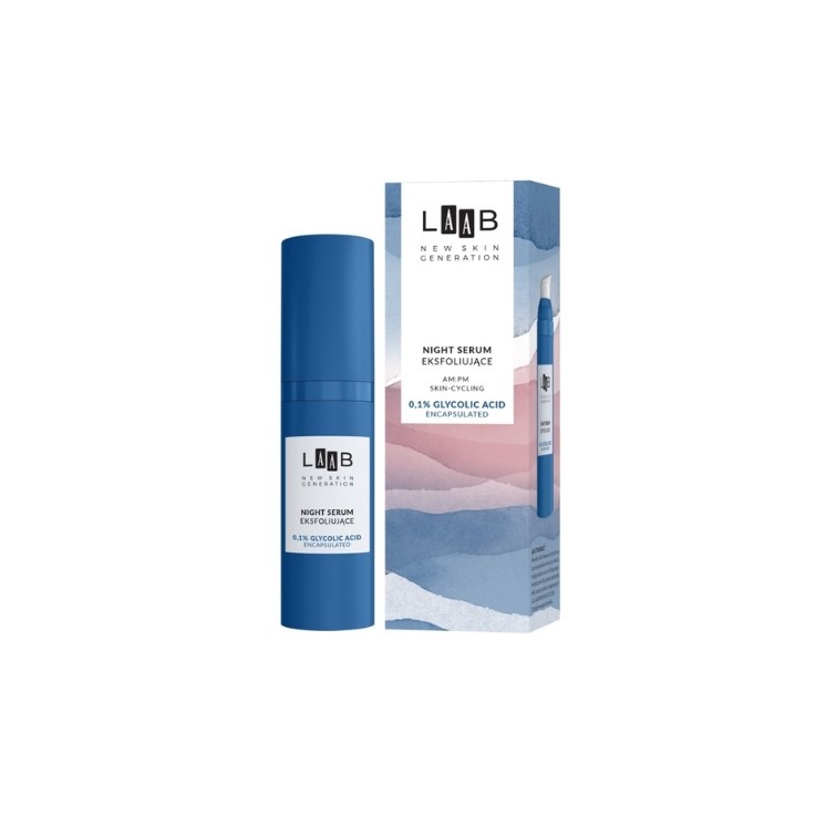 Нічна відлущувальна сироватка для обличчя AA LAAB AM:PM Skin Cycling 30 мл