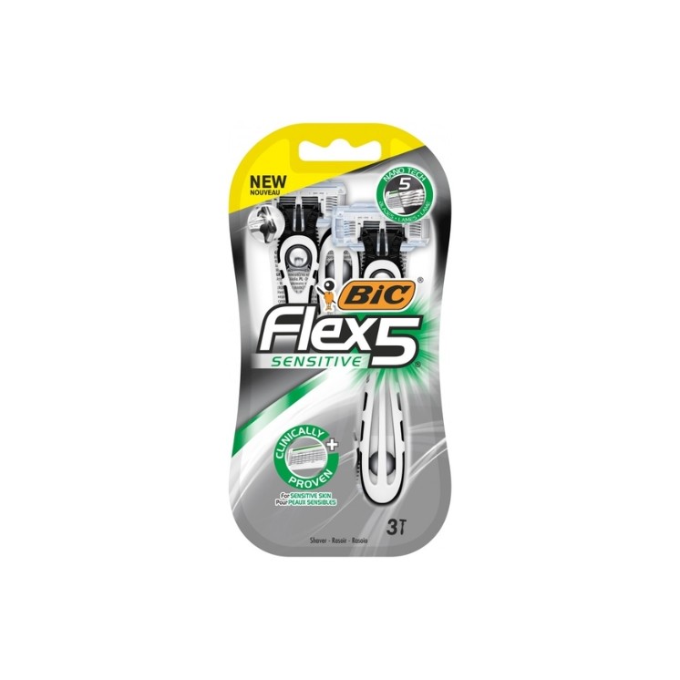 BIC Flex5 Sensitive Maszynka do golenia 3 sztuki