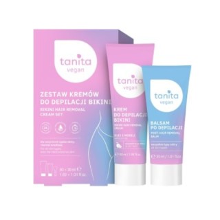 Tanita Vegan Set Bikini Depilatory Cream 50 ml + Post-Depilatory Balm 30 ml