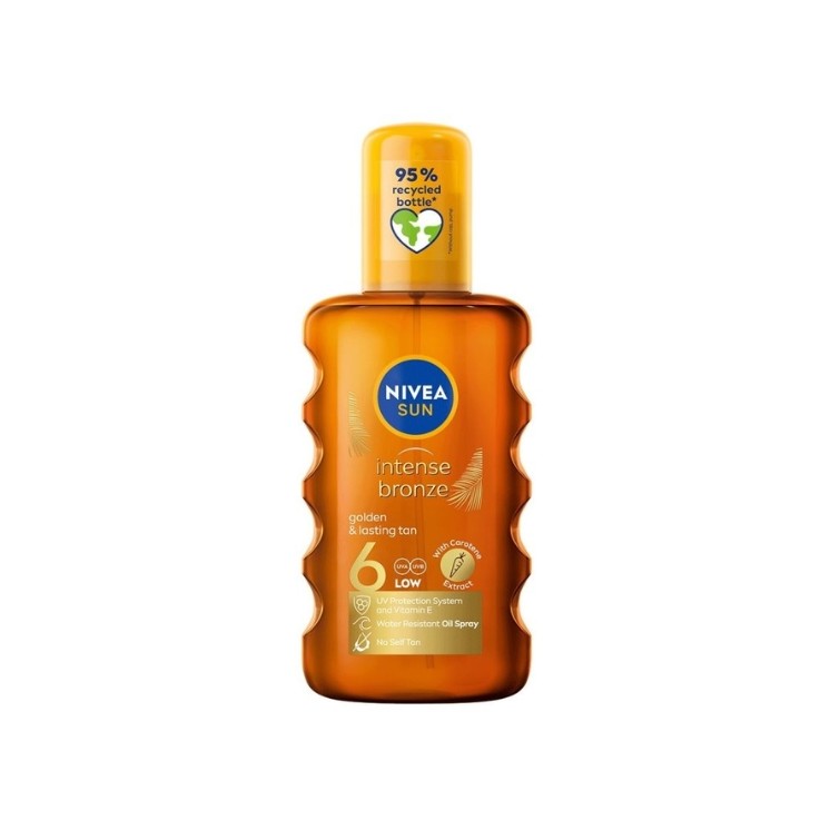 Сонцезахисна олія Nivea Sun Intense Bronze SPF6 200 мл