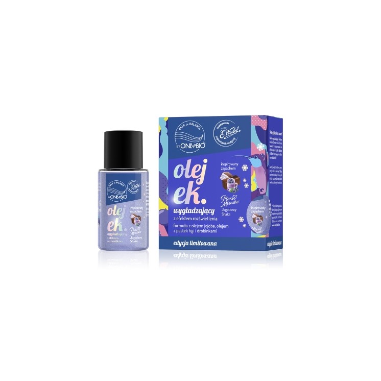 Розгладжувальна олія для волосся OnlyBio Hair in Balance x Wedel Ptasie Mleczko Berry Shake 20 мл