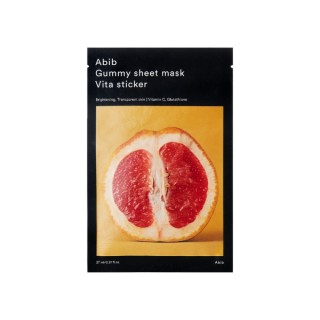 Abib Gummy Sheet Mask Vita Sticker rozświetlająca Maska w płachcie 27 ml