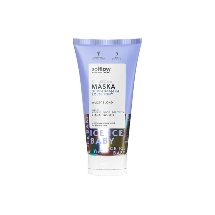 Охолоджувальна маска So!flow purple для жовтих тонів blond волосся 200 мл