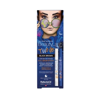RefectoCil Beauty Lash Two Go Pióro koloryzujące do brwi Black Brown  2 x 2,2 g