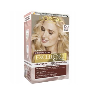 L'oreal Excellence Nudes Farba do włosów /10U/ Jasny Blond