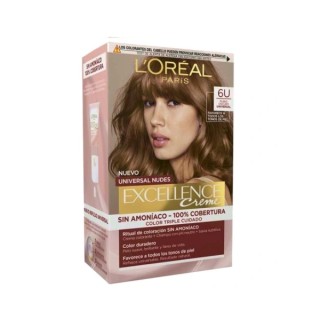 L'oreal Excellence Nudes Farba do włosów /6U/ Ciemny Blond
