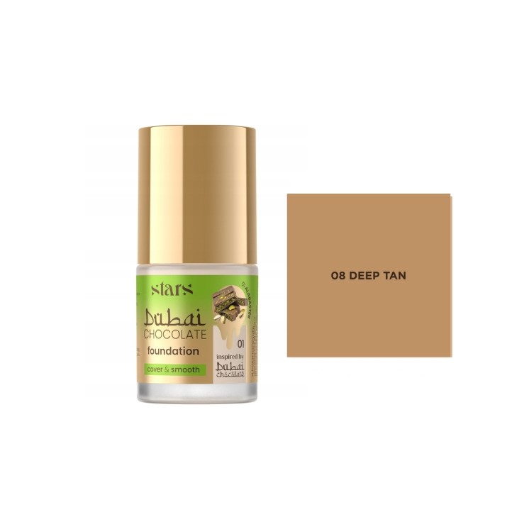 Тональний крем Stars from the stars Dubai Chocolate Foundation /08/ Deep Tan 25 г