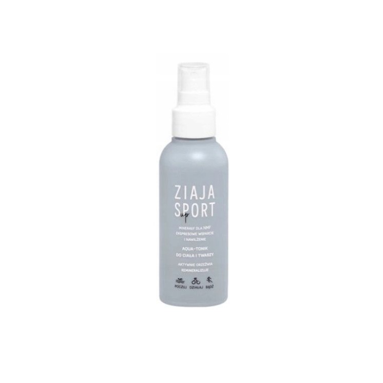 Ziaja Sport Up Aqua - tonik do ciała i twarzy w sprayu 120 ml