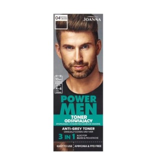 Joanna POWER MEN odświający Toner /04/ Natural Brown 80 g