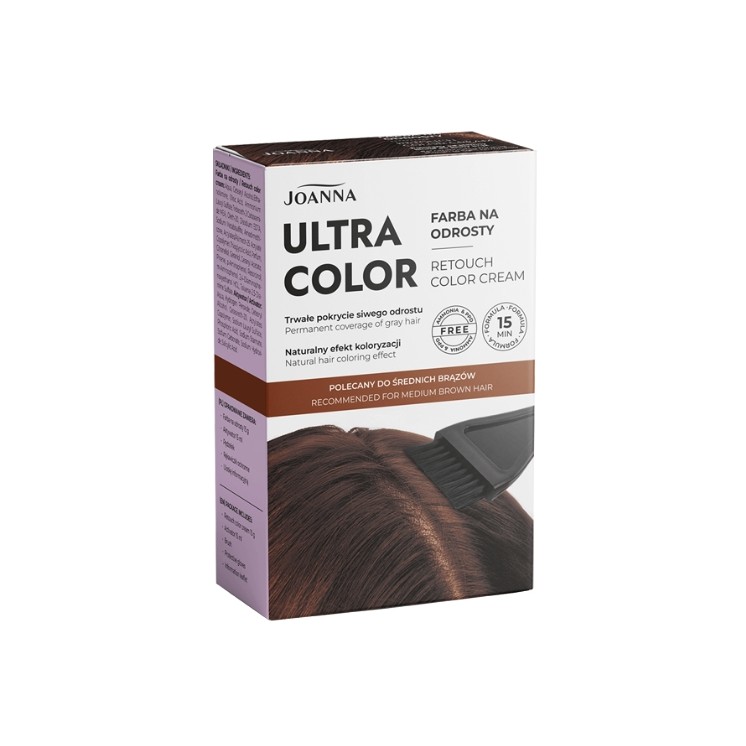 Joanna Ultra Color Farba na odrosty Do średnich brązów 1 sztuka